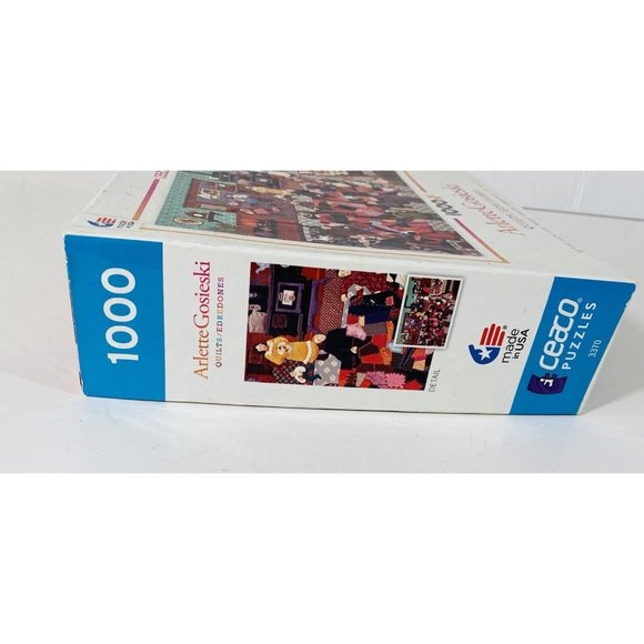 Quilts Jigsaw Puzzle 1000 Pcs Complete Arlette Rose Gosieski Crafts Sewing - Picture 6 of 6